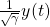 \frac{1}{\sqrt{\gamma}}y(t)