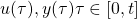 u(\tau),y(\tau)\tau\in[0,t]