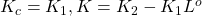 K_c=K_1,K=K_2-K_1L^o