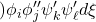 \displaystyle{) \phi_i \phi_j'' \psi'_k \psi'_\ell d\xi  }