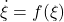 \dot\xi=f(\xi)