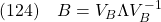 \displaystyle{(124)\quad  B=V_B\Lambda V_B^{-1} }